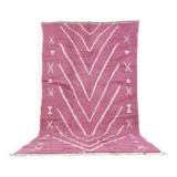 Handmade wool Berber rug 257x150 cm
