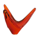 Spanish opaline red glass cup