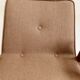 Vintage Longue chair chocolate brun design by Chierowski 366