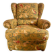 Vintage wingback chair, Burov brand, 1990s.