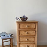 English chest of drawers in pine