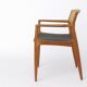 Danish Teak & Rattan Armchair by Ib Kofod-Larsen, 1960s, Model 4325