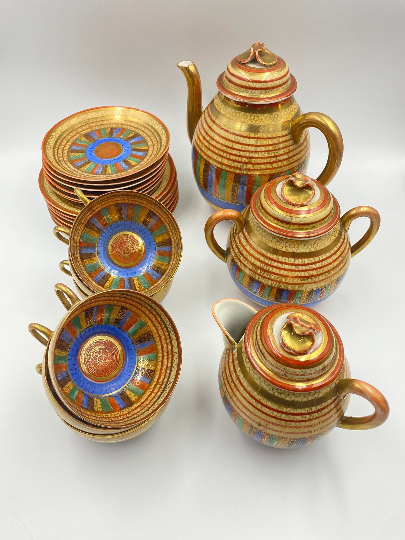 Japanese tea/lunch service before 1950