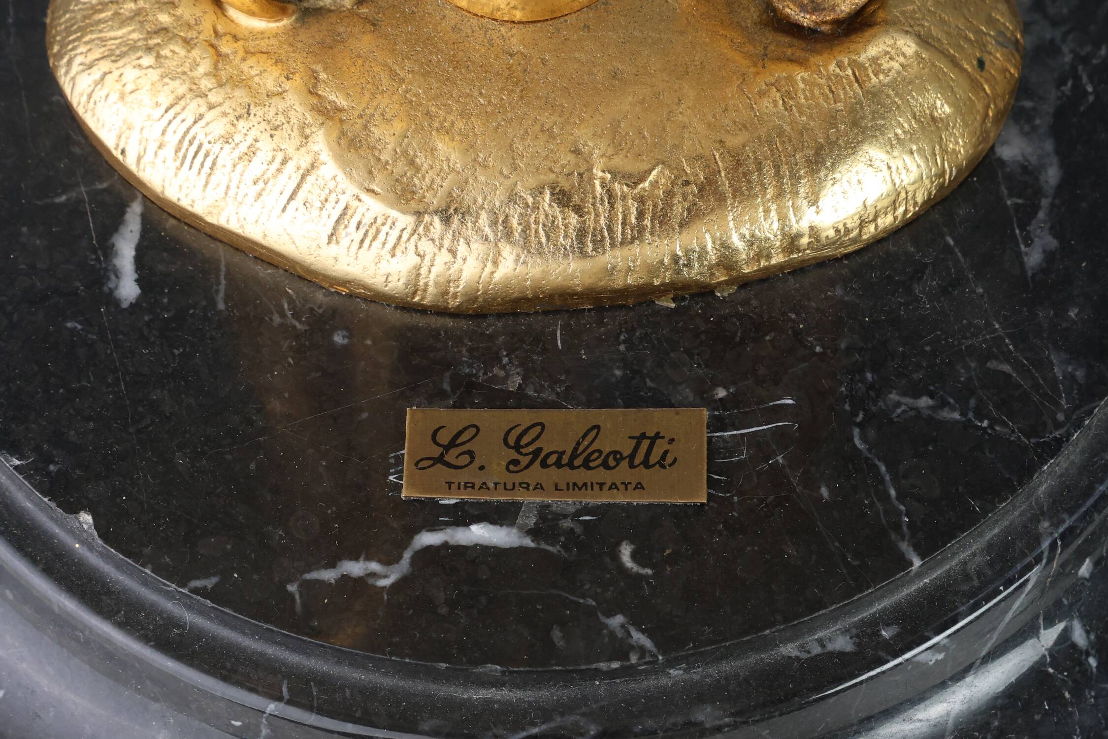 Lampe de table de style régence théâtrale d'Hollywood par Galeotti, Italie, années 1970.