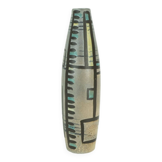 Élégant vase en céramique marei moderne du milieu du siècle, modèle de la fin des années 1950 123 32