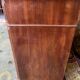 Louis Philippeen low sideboard mahogany and black marble 1900