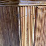 Vintage rattan buffet bar