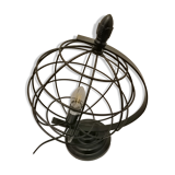 Cage globe lamp
