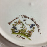 Antique decorative plate Moustiers France