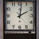 Wall clock features 4 Jewels 80s
