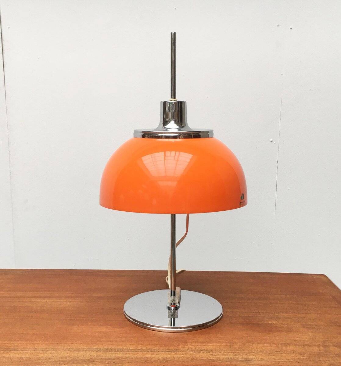 Vintage Space Age table lamp Italian Faro by Guzzini, 1970s