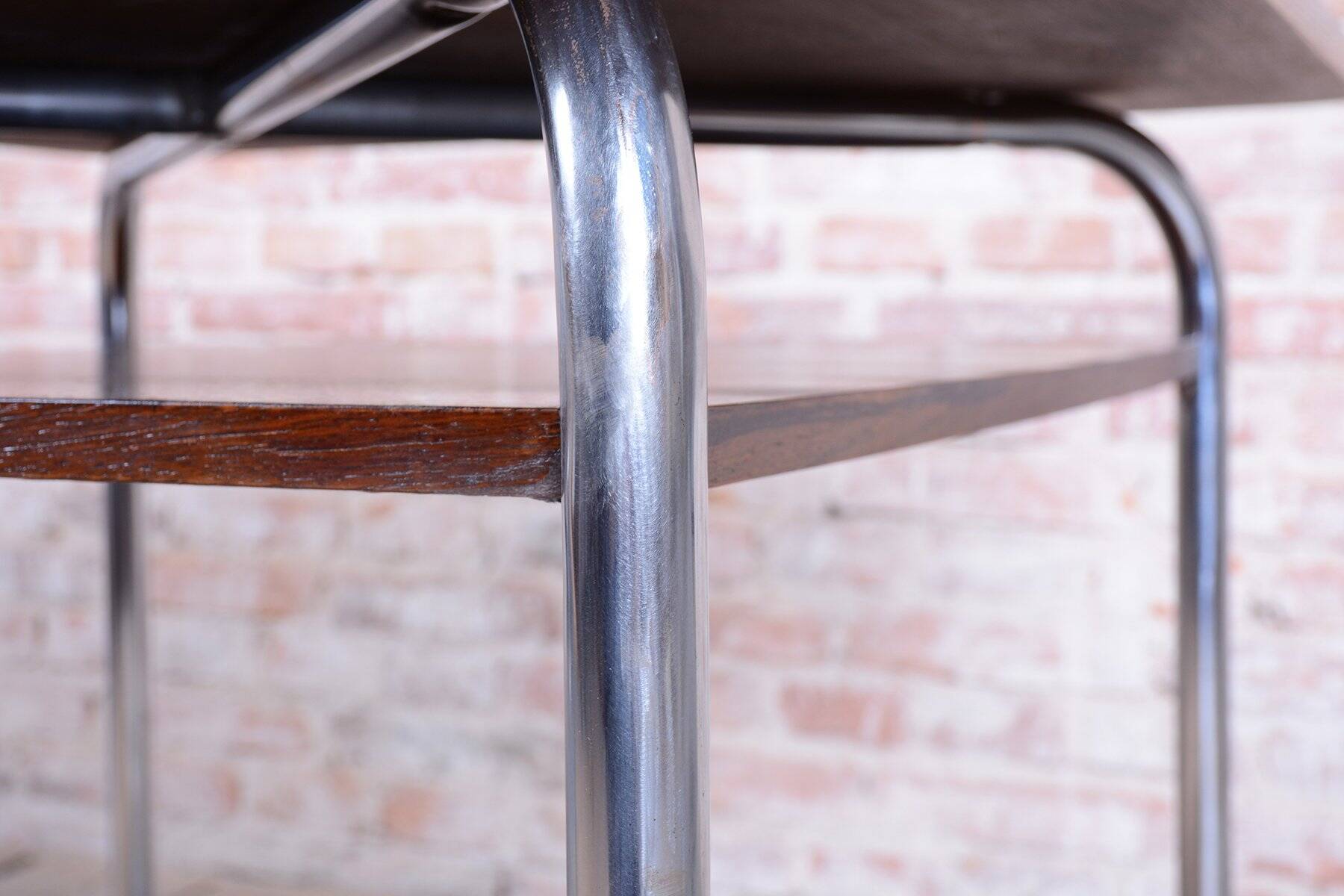 Bauhaus Table in Oak by Vichr a Spol, 1940s