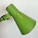 Green Industrial German Scissor Wall Lamp from Kaiser Leuchten, 1960s