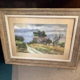 Landscape painting of the countryside signed Bellenger.