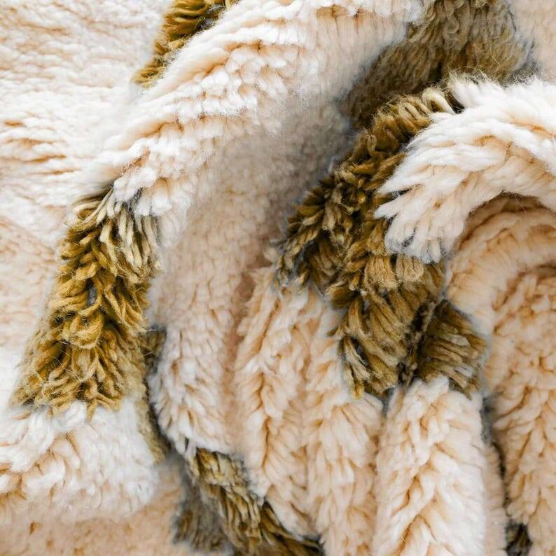 Tapis bérbere fait main traditionnelle 250cmx150cm