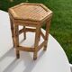 Pair of side tables in bamboo