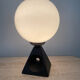 Vintage lamp in opaline and ceramic years 70-80