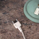 Old sheet metal workshop lamp