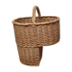 Wicker stair basket