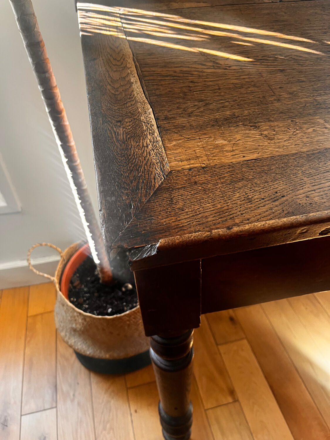 Antique sloped desk / vintage secretary