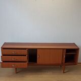 Modernist long sideboard of the 1970s.