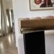 Table de salle à manger en noyer fait main avec époxy rustique | Solide