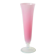 Small opaline vase, candy pink with opalescent feet, 1960.