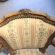 Pair of old armchairs Decor Rocaille Louis XV Bois Massif Fabric