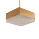 Pendant Light in Glass and Metal, 1970s Czechoslovakia, Vintage Mid-Century Ceiling Lamp Fixture