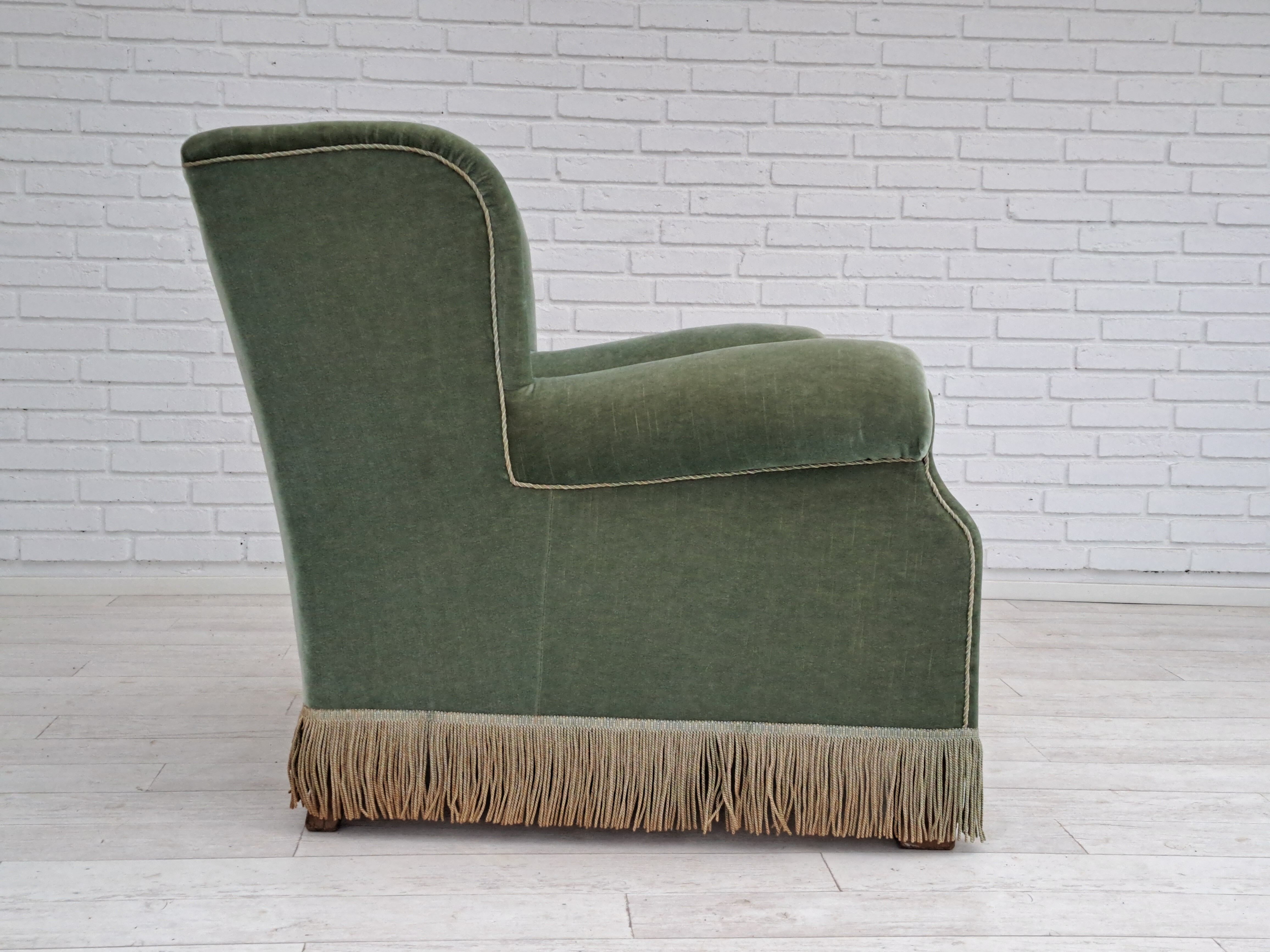 60s, Danish design by Fritz Hansen lounge chair, original condition