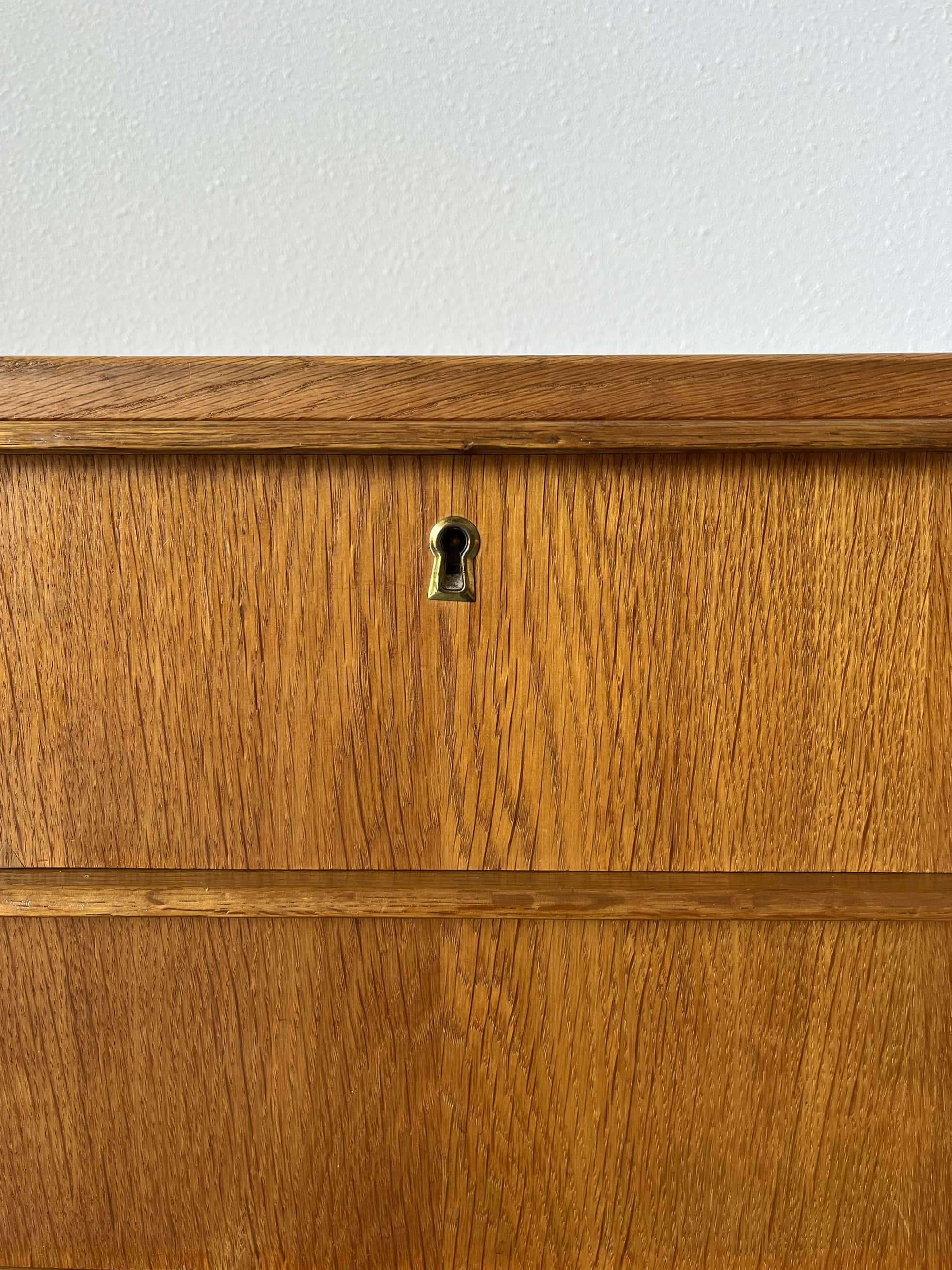 Commode vintage chêne