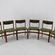 1960s Set of Six Danish Teak Dining Chairs , Restored
