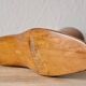 Old varnished wooden shoe mold - right foot