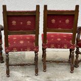 Living room (carved chairs and armchairs) in Louis XIII style