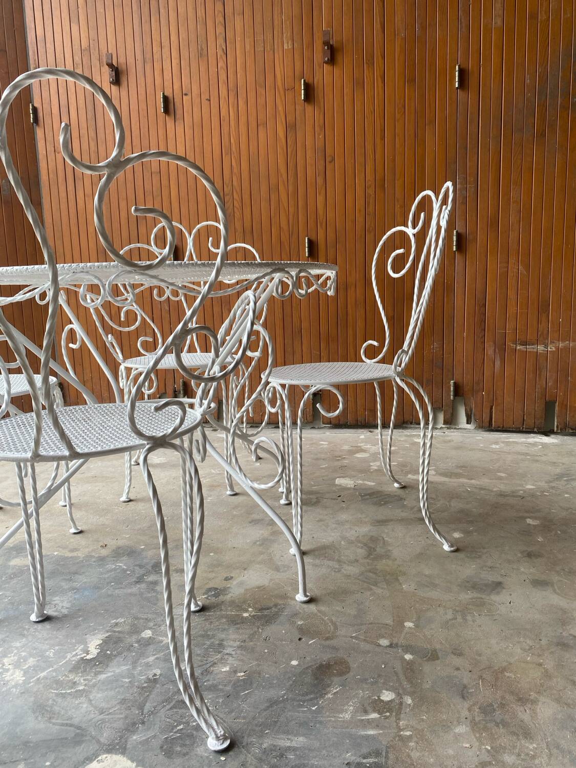 Wrought iron living room