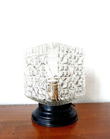 Art Deco diamond walking lamp
