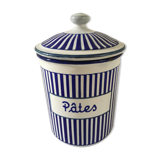 Enamelled tole pot
