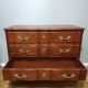 Commode arbalète trois tiroirs en merisier