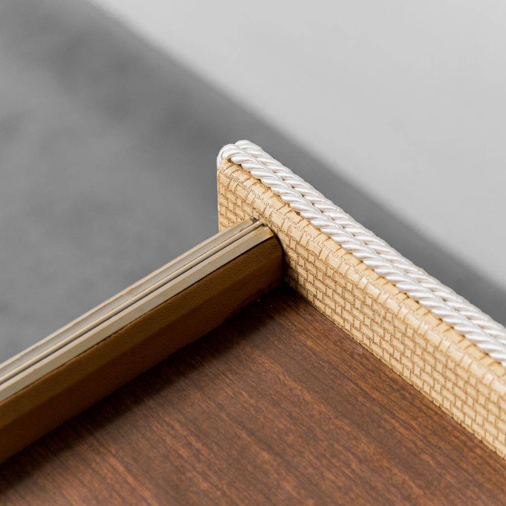 Console in legno 2 sedie in tessuto anni ’60 vintage modernariato