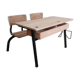 Old double school desk