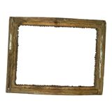 Wooden frame with bread apple pattern, Auvergne peasant folk art
