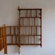 Wooden corner shelves