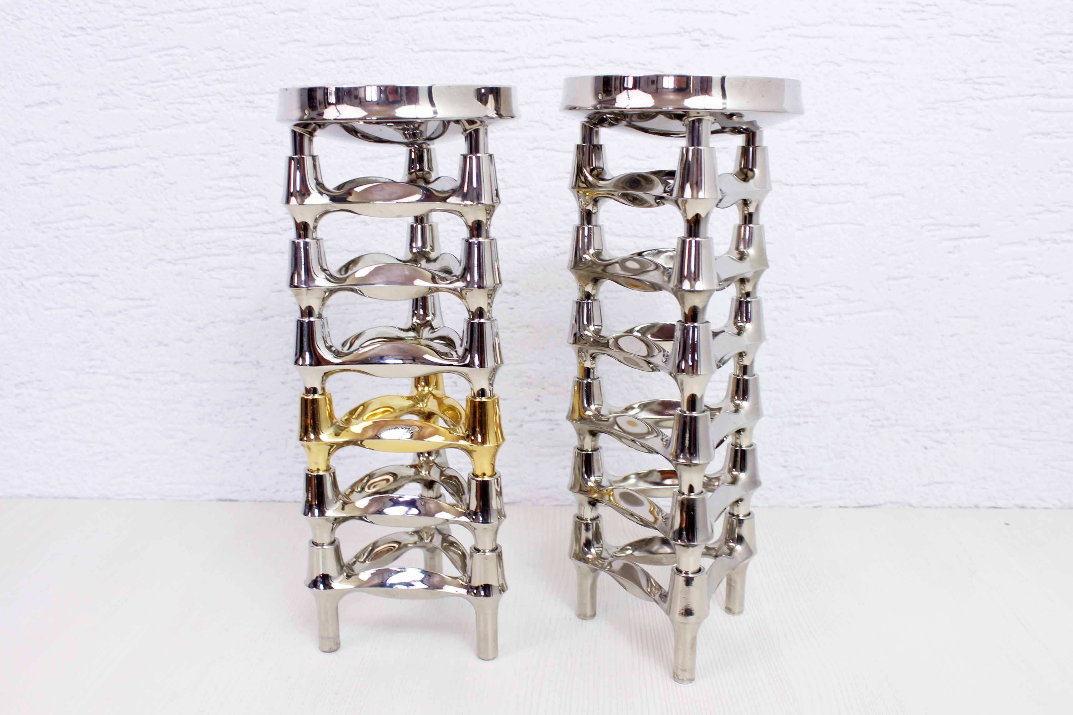 Fritz Nagel's set of 12 candlesticks and 2 cups for BMF