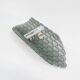 Pair of Aqua Green Murano Glass Wall Sconces with Textured Relief