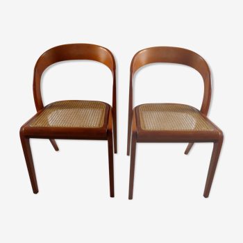 Paire de chaises gondole Baumann