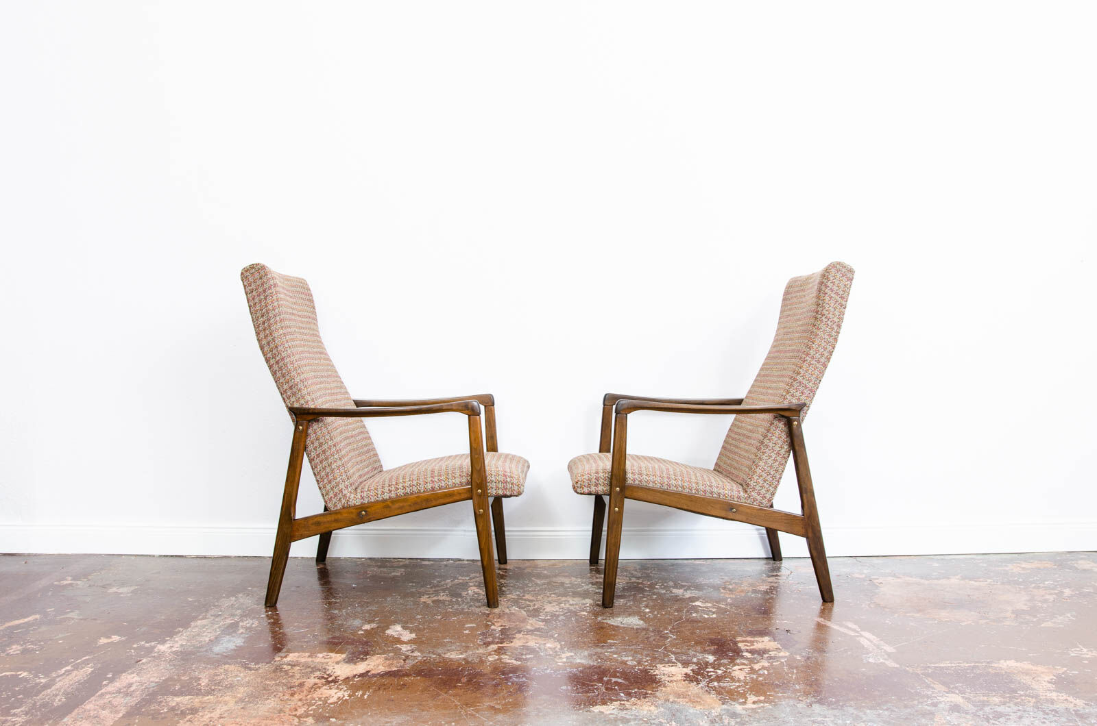 Pair of Mid-Century armchairs, Czechoslovakia, 1960's