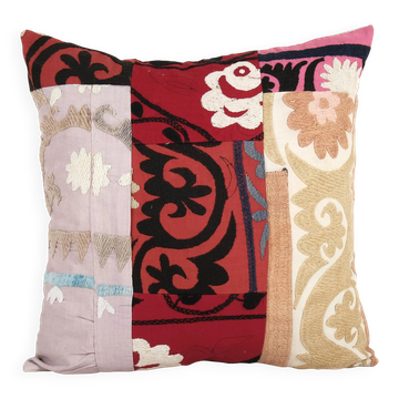 Vintage embroidered cushion cover 46x48 cm