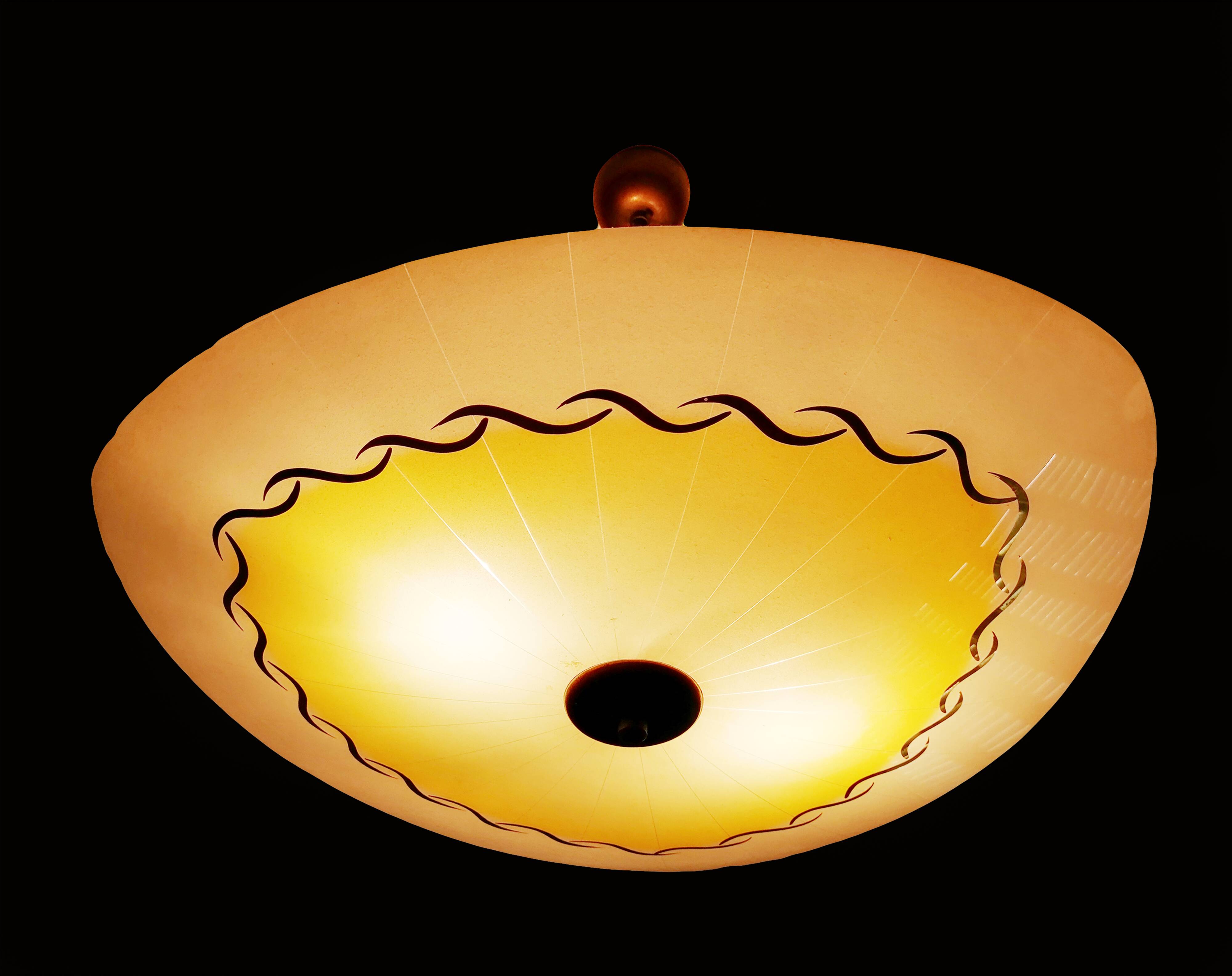 Pendant light of the 1950s
