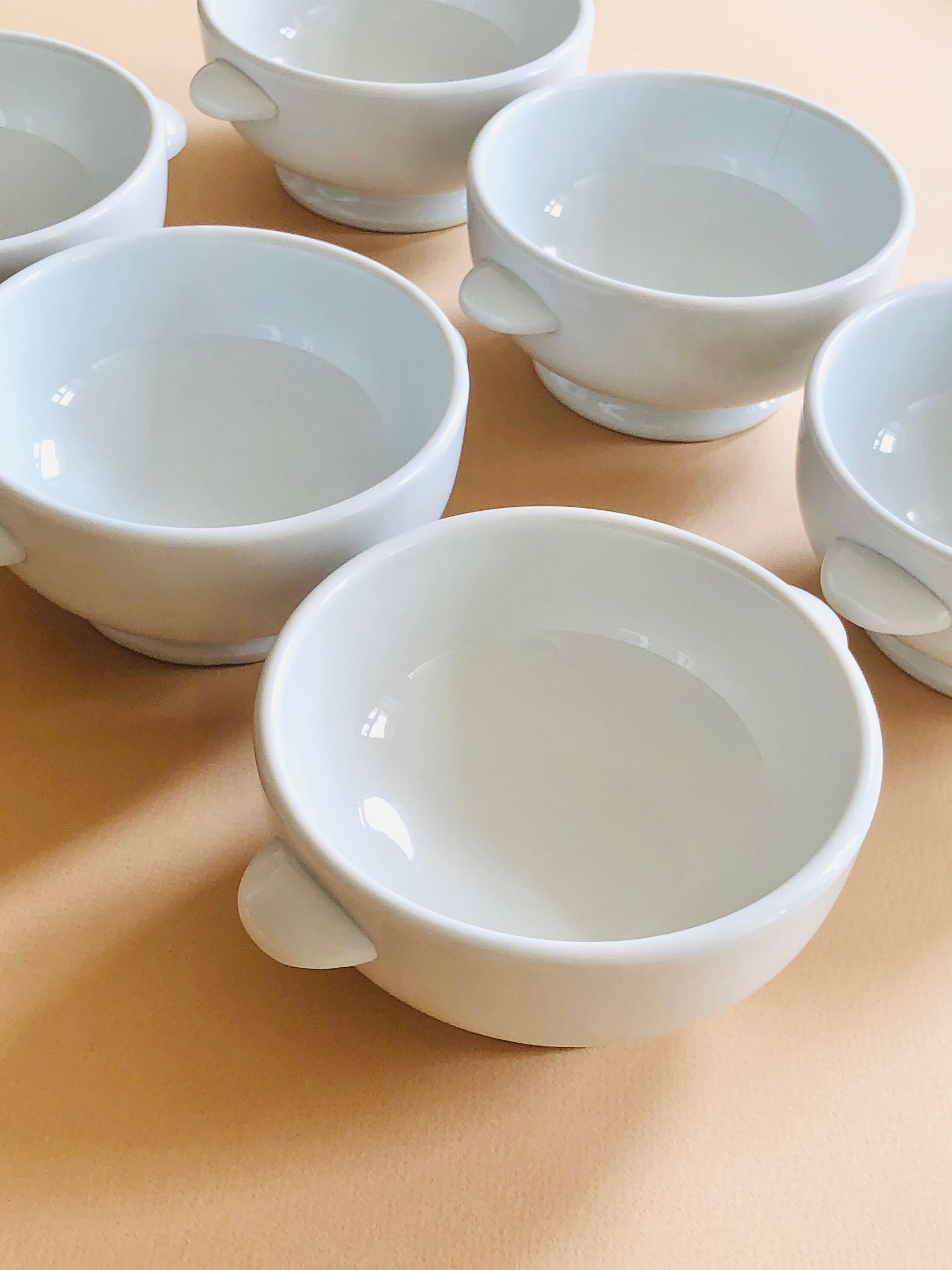 Ensemble de 6 bols en porcelaine Tradition CNP France