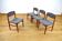 4 Chaises Scandinaves Vintage 1960 Édition Glostrup